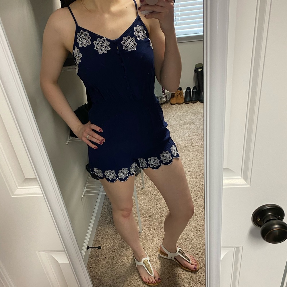 Adorable Blue Romper